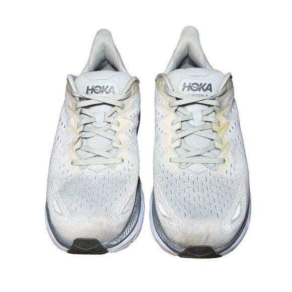Hoka Clifton 8 Light Gray Athletic Shoes size 11.5 D main image 7